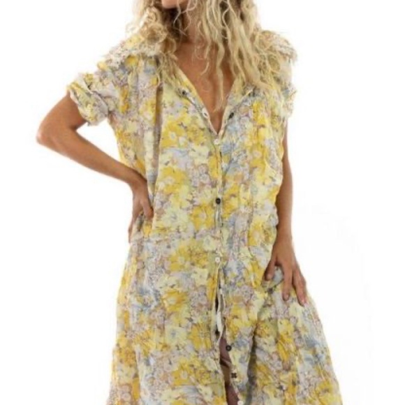 Magnolia Pearl Lila Bell Dress #778 - Banana Bread in EUC - Picture 6 of 6